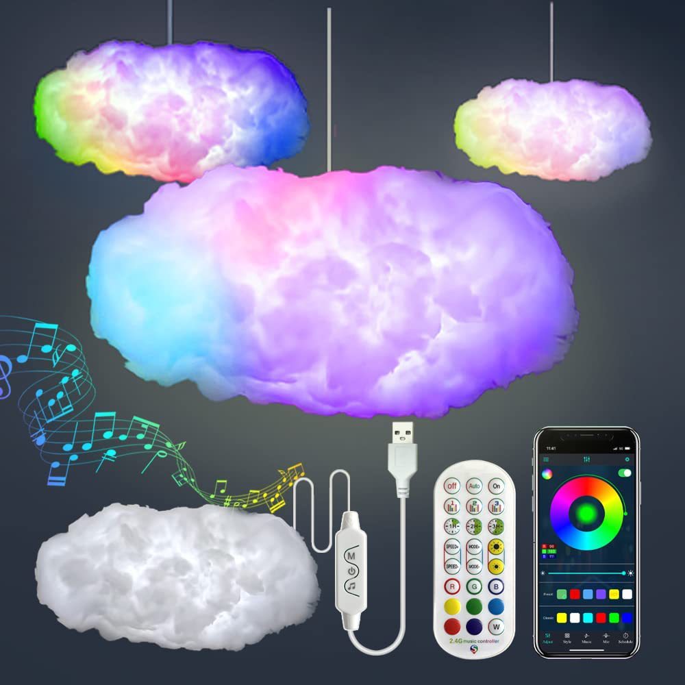 LED Wolken-Lampe